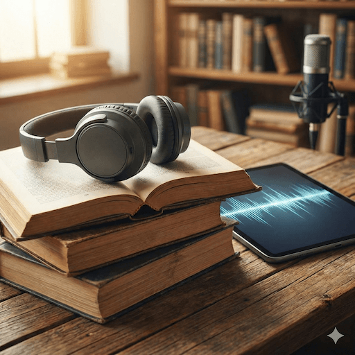People reading in a sunny library